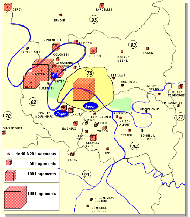 carte des logements